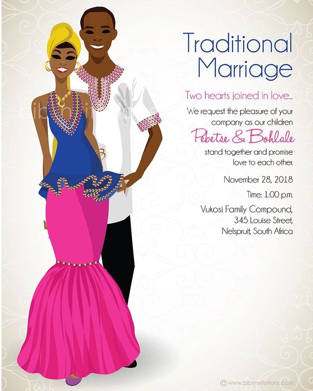 BIBI-INVITATIONS - SOUTH AFRICAN