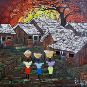Ronke Scott Gallery Artworks MINIATURES sold on Bellafricana Marketplace