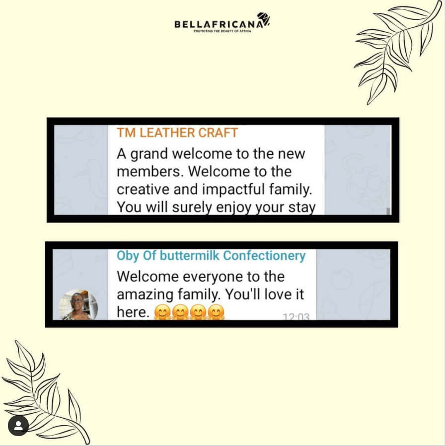 Bellafricana testimonials