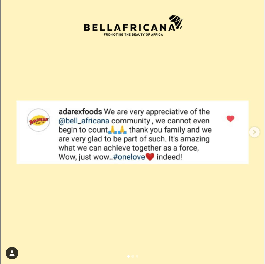 Bellafricana testimonials from the community of creative entrepreneurs in the family. Home to creative entrepreneurs