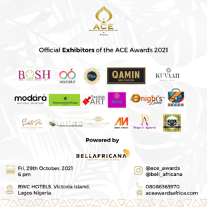 Official Exhibitors for ACE AWARDS 2021