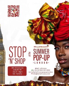 bellafricana summer pop up UK