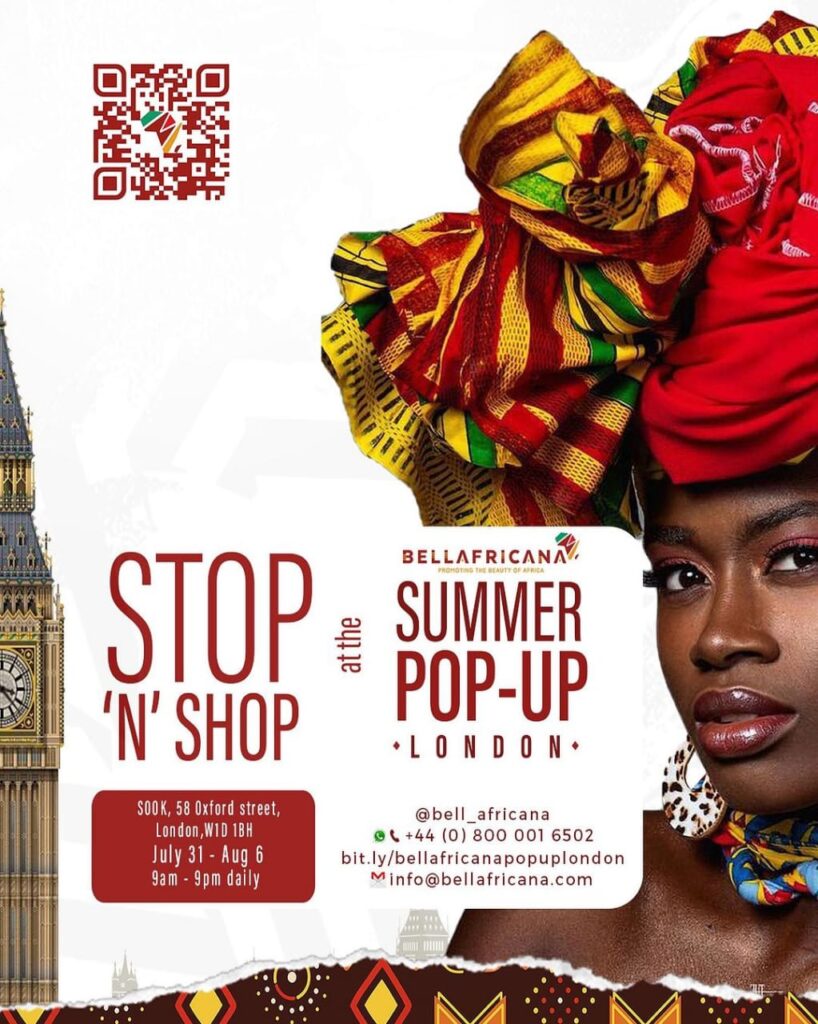 bellafricana summer pop up UK