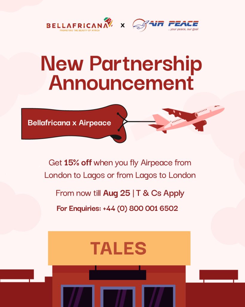 Bellafricana x Airpeace get 15% off your flights